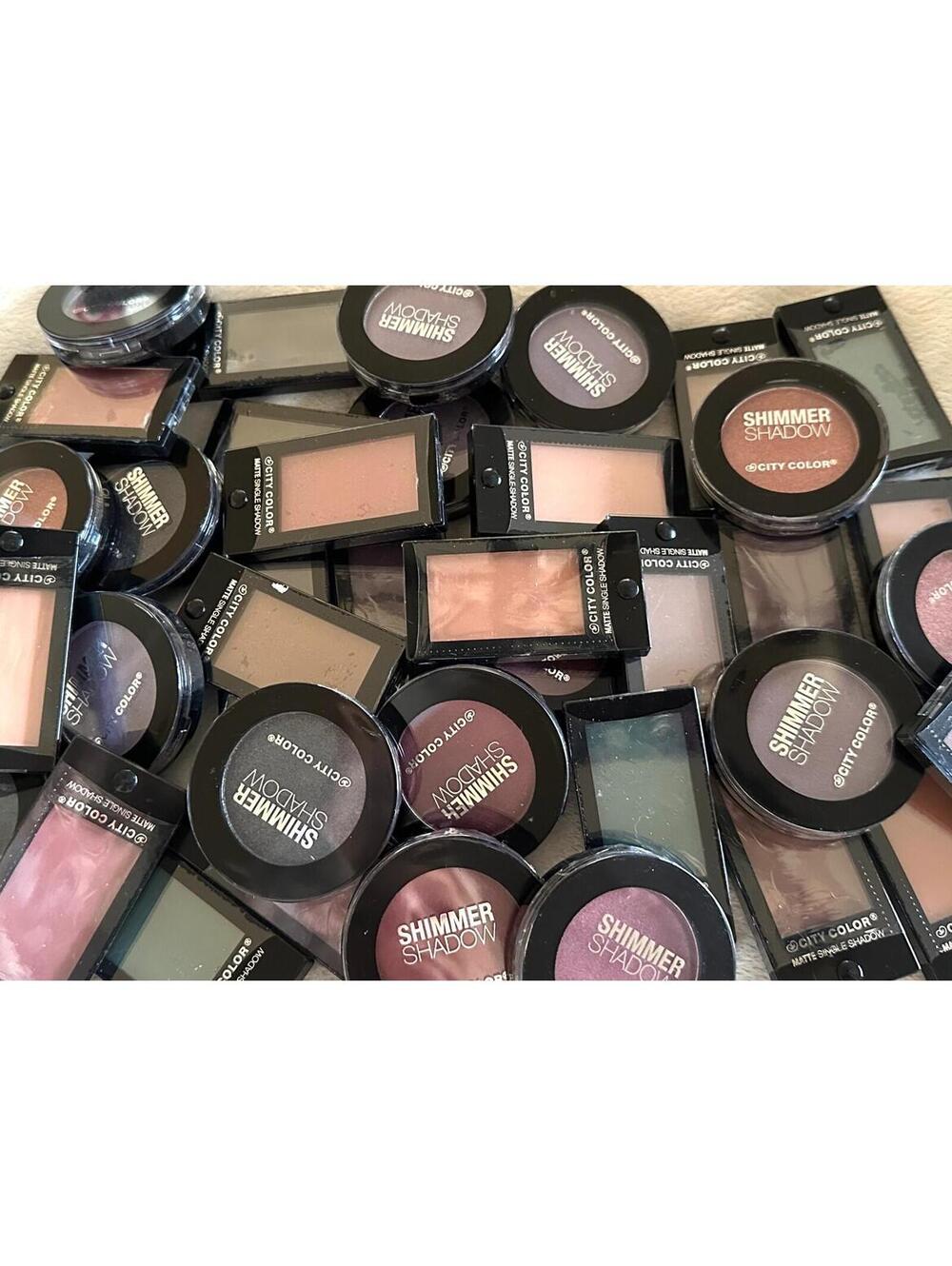 Lot of 25: NEW City Color Eye Shadow Shimmer & Matte Shades (Sealed, Wholesale)
